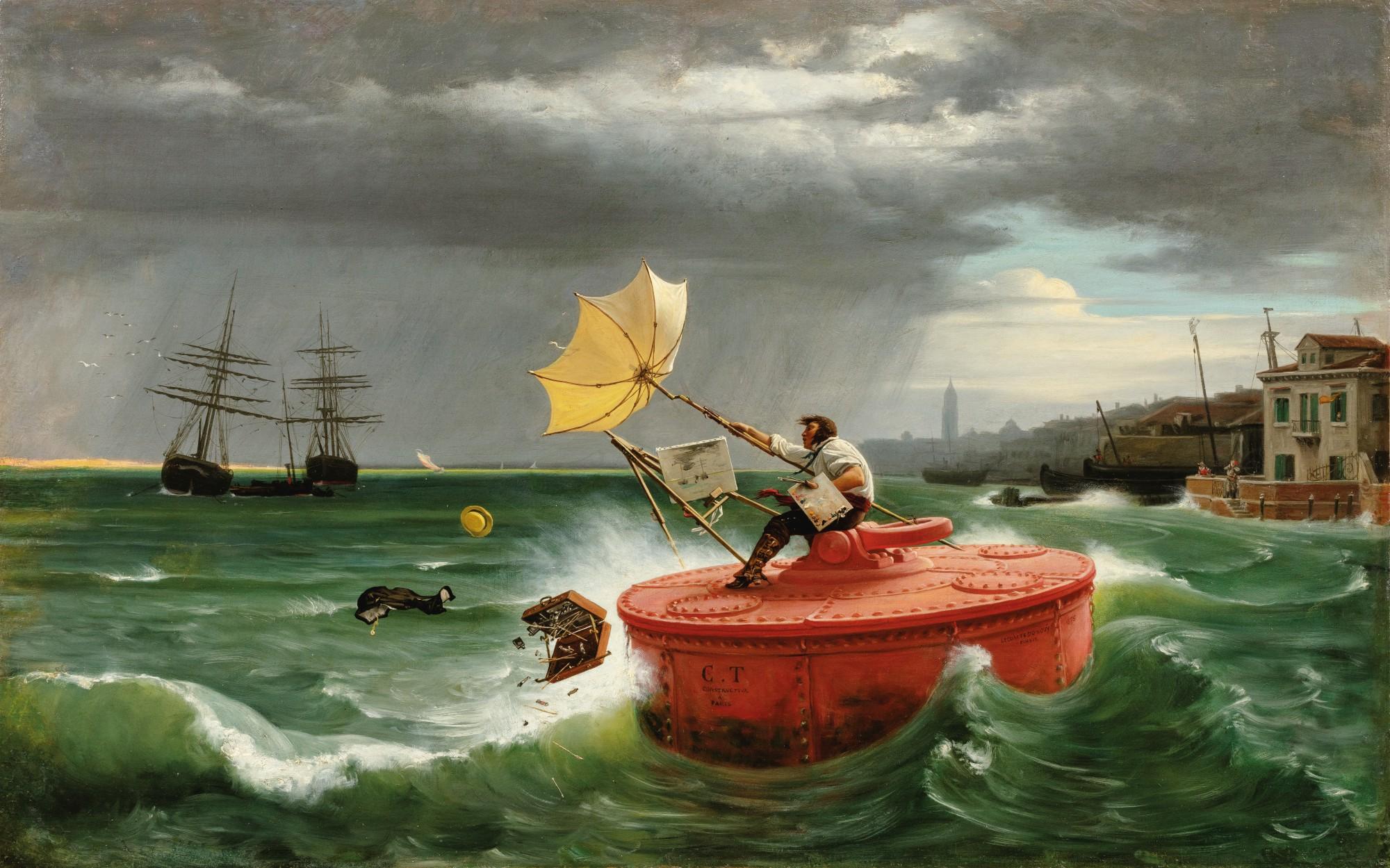 Jean-Jules-Antoine Lecomte du Nouÿ - The Gust of Wind