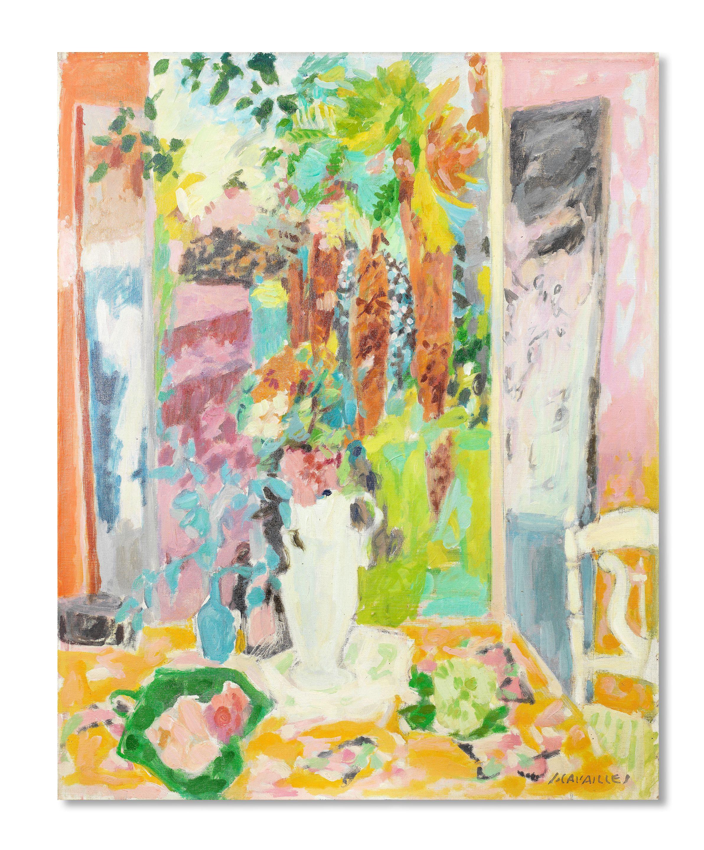 Jean Jules Louis Cavaillès - Les jardins de Cannes, 1946