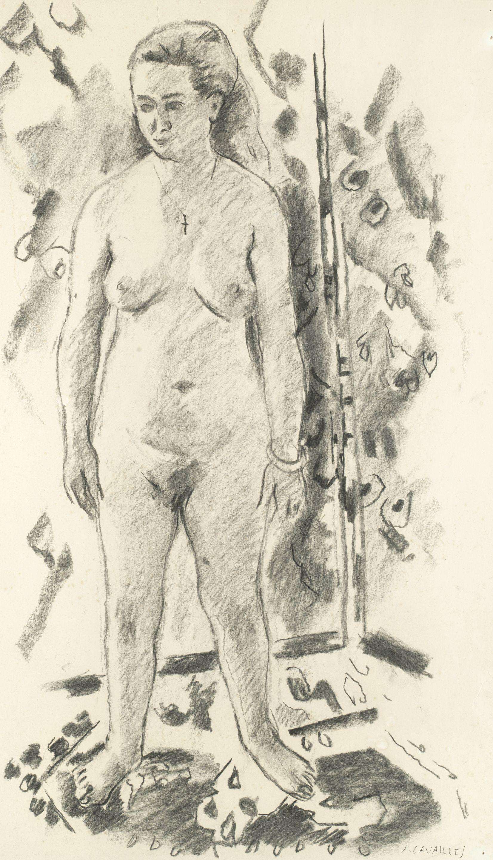 Jean Jules Louis Cavaillès - Nude Study