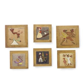 Jean Lambert-Rucki - Untitled: Six Tiles