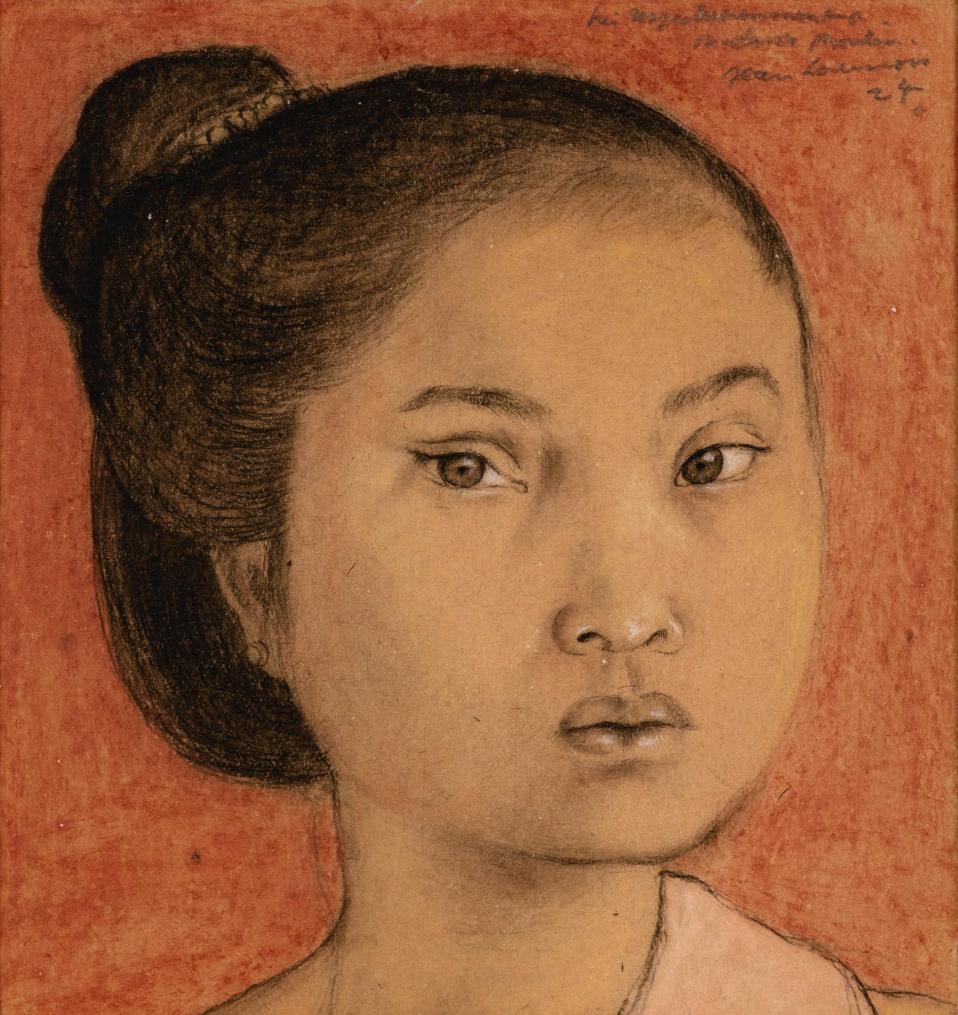 Jean Launois - Portrait de jeune fille