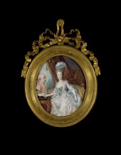 Jean-Laurent Mosnier - Portrait De La Reine Marie-Antoinette (1755-1793), 1775