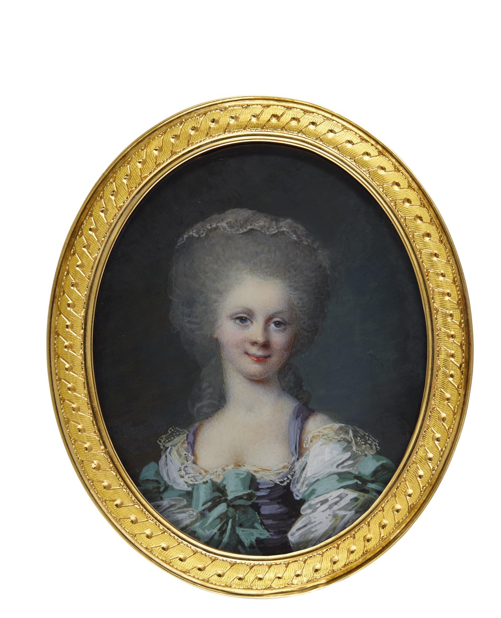 Jean Laurent Mosnier - Portrait Of A Lady, Circa 1780