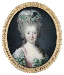 Jean Laurent Mosnier - Portrait Of A Lady, Traditionally Identified As The Vicomtesse De Podenas