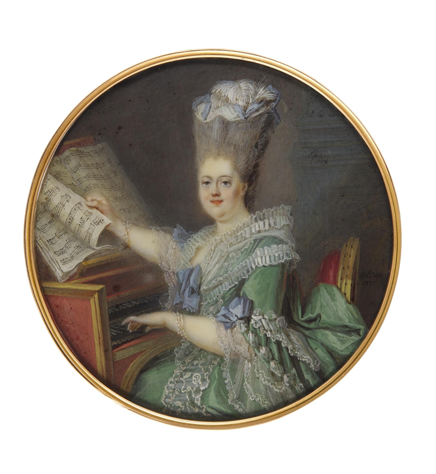 Jean Laurent Mosnier - Portrait Of Princess Clothilde, Later Queen Of Sardinia (1759-1802)