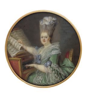 Jean Laurent Mosnier - Portrait Of Princess Clothilde, Later Queen Of Sardinia (1759-1802)