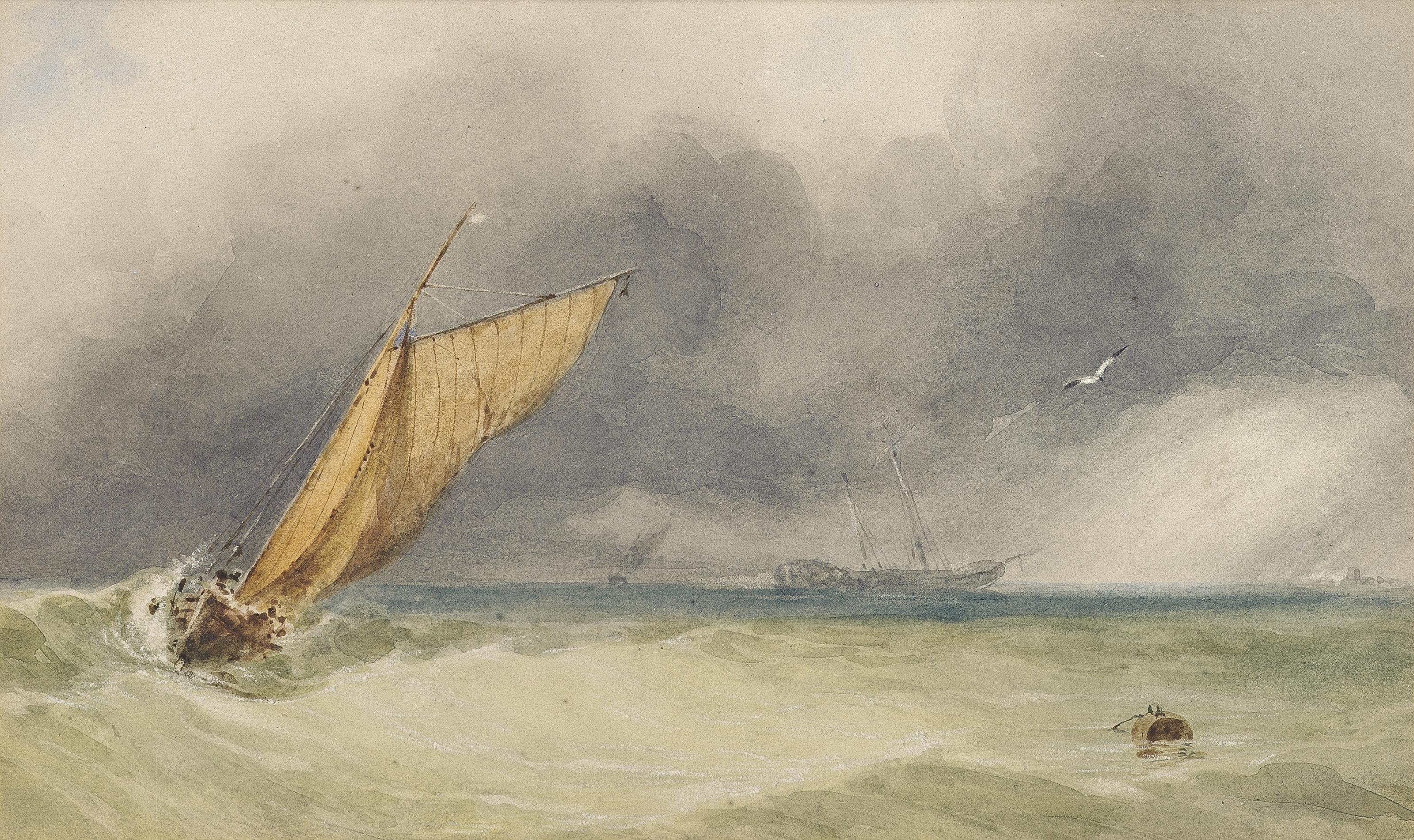 Jean Le Capelain - An approaching squall