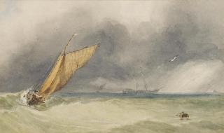 Jean Le Capelain - An approaching squall