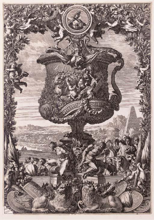 Jean Le Pautre - Vases à l\'antique: Six Plates