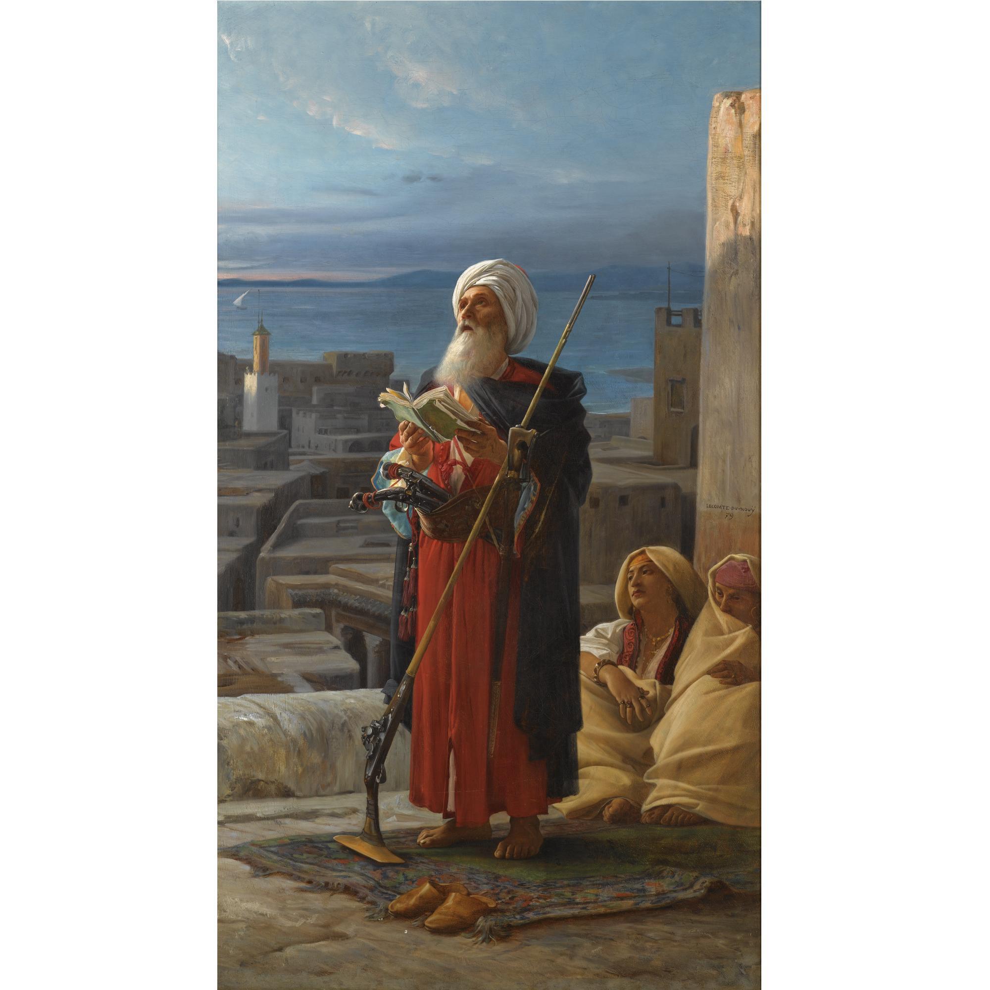 Jean Lecomte du Nouy - French La Priere Du Soir A Tanger