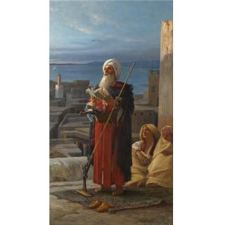 Jean Lecomte du Nouy - French La Priere Du Soir A Tanger