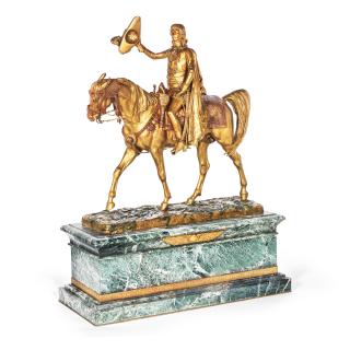 Jean-Léon Gérôme - A Rare Bronze Equestrian Figure Of \'Napoleon Entering Cairo (Bonaparte Entrant Au Caire),