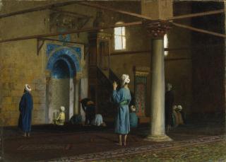 Jean-Léon Gérôme - French at Prayer, Cairo