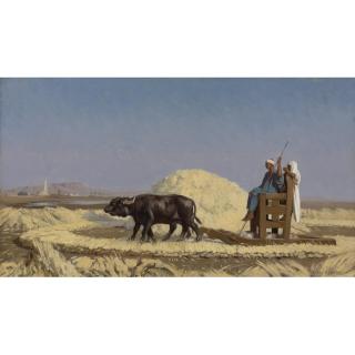 Jean-Léon Gérôme - French Egyptian Grain-Cutters