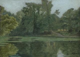 Jean-Léon Gérôme - French Étude Pour Solitude, Ébauche