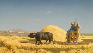 Jean-Léon Gérôme - French the Grain Threshers, Egypt