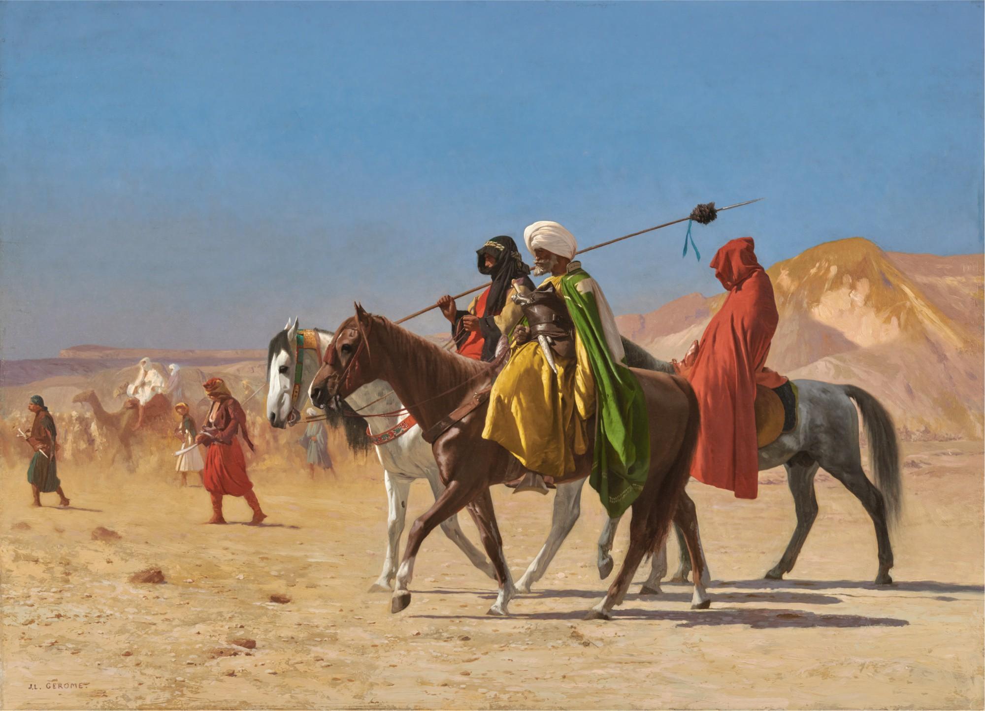 Jean-Léon Gérôme - Riders Crossing The Desert