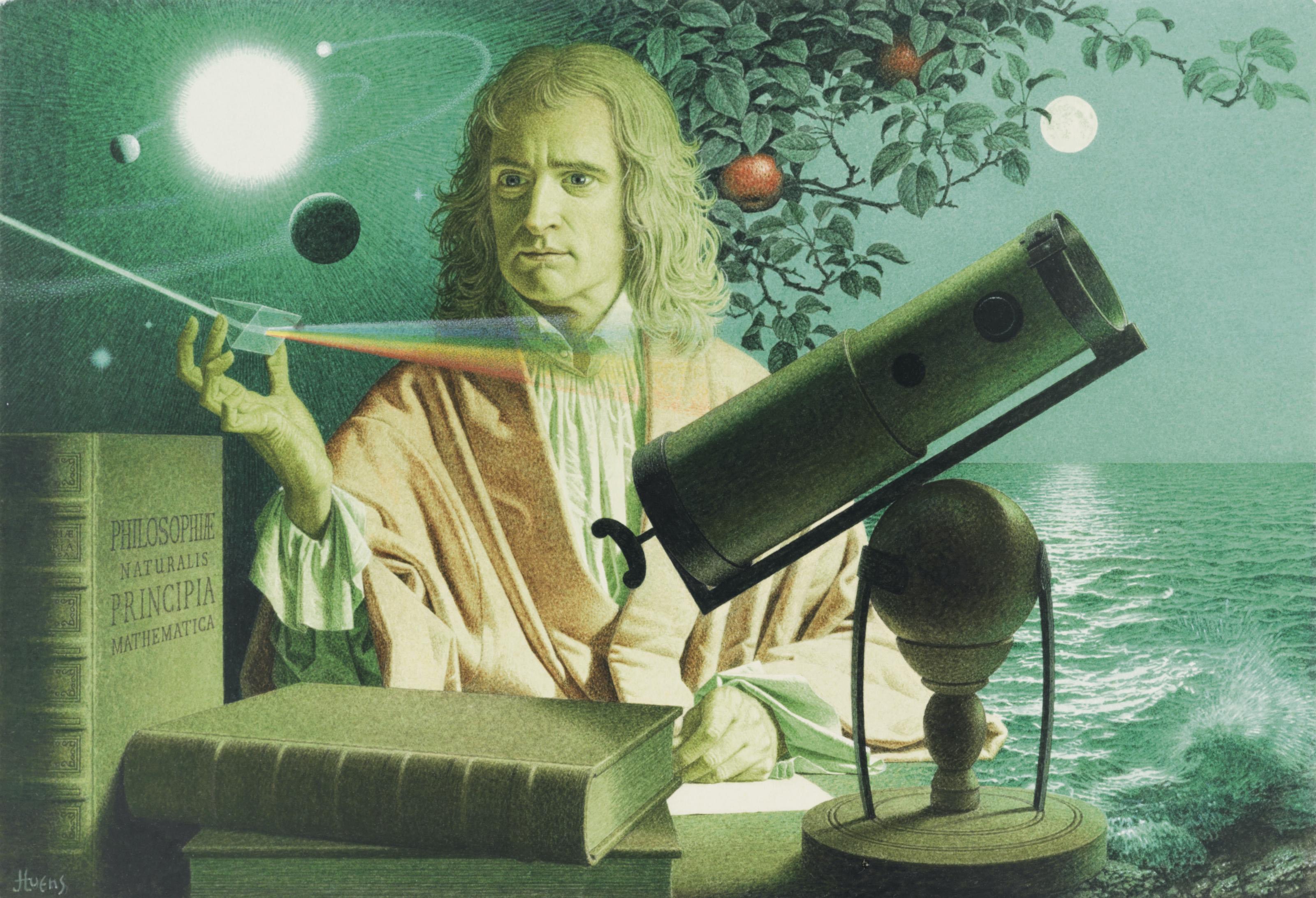 Jean-Leon Huens - Sir Isaac Newton