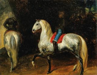 Jean-Louis-André-Théodore Gericault - LE MANÈGE