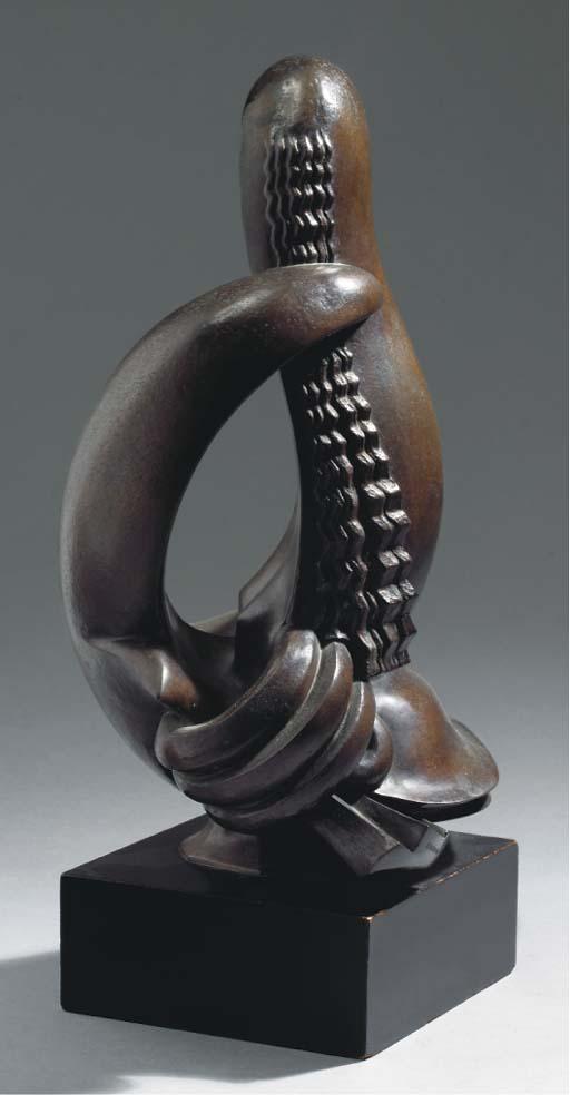 Jean-Louis Chauvin - Composition surréaliste (Femme nue)