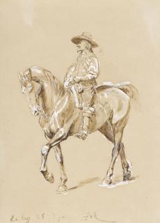 Jean Louis Ernest Meissonier - French Charles I On Horseback