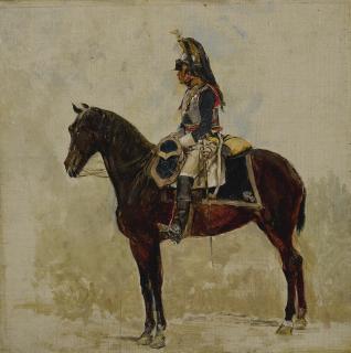 Jean Louis Ernest Meissonier - French un Cuirassier