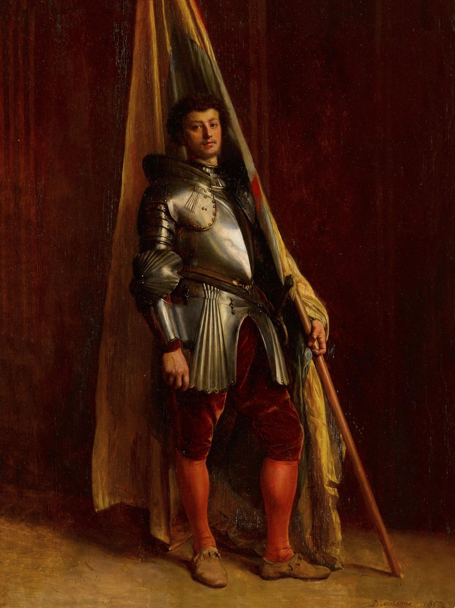 Jean Louis Ernest Meissonier - Le Porte-Étendard
