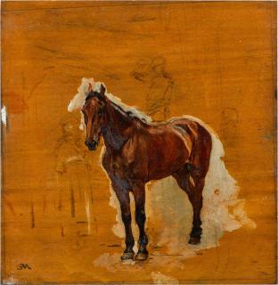 Jean Louis Ernest Meissonier - Study of a Horse