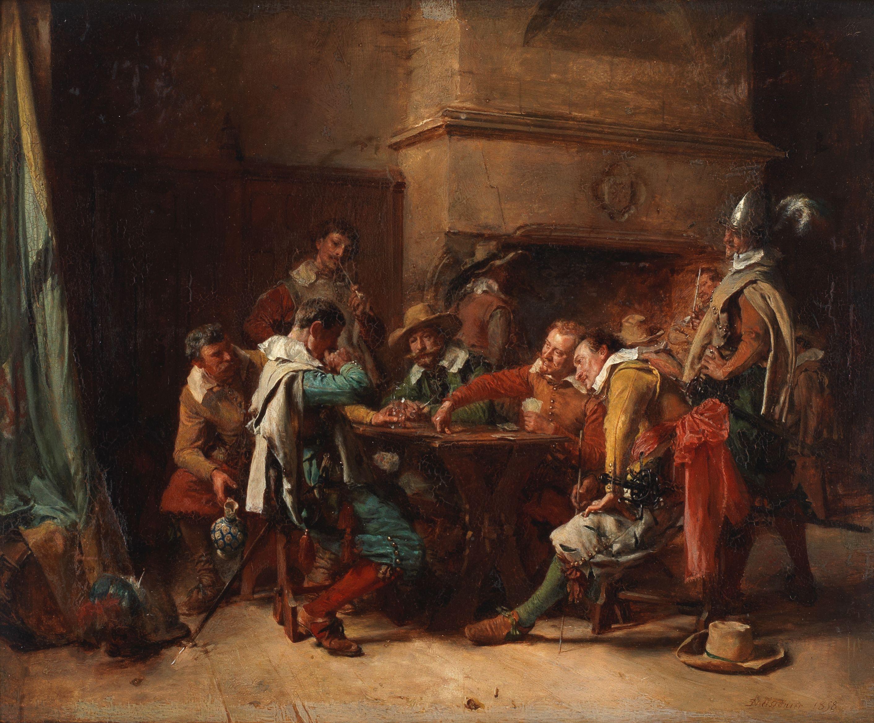 Jean Louis Ernest Meissonier - The winning hand