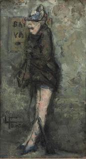 Jean-Louis Forain - A lady of the night