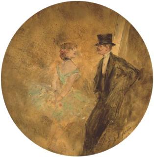 Jean-Louis Forain - Dans les coulisses