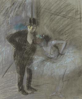 Jean-Louis Forain - Danseuse en coulisse