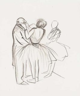 Jean-Louis Forain - Deux danseuses, coulisses