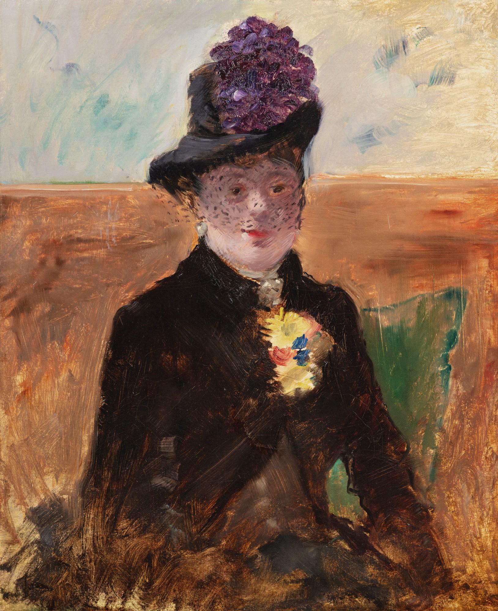 Jean Louis Forain - Femme à la voilette