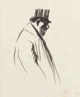 Jean Louis Forain - Homme au chapeau haut-de-forme