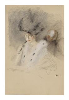 Jean Louis Forain - Jeune Femme