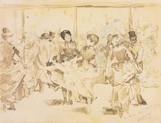 Jean Louis Forain - La Bal Mabille