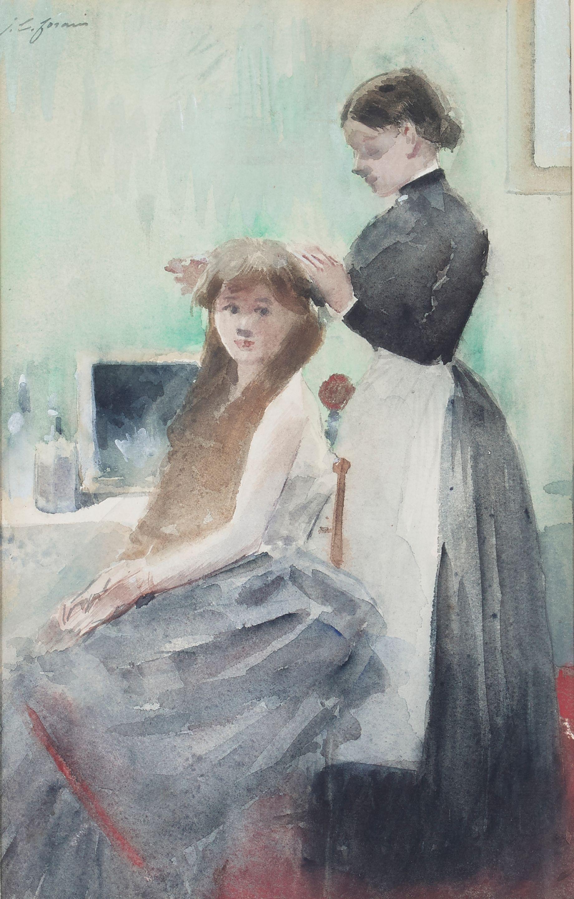 Jean Louis Forain - La coiffure