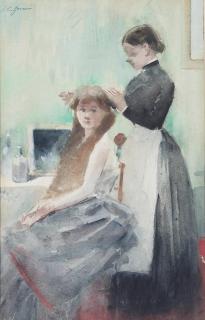 Jean Louis Forain - La coiffure