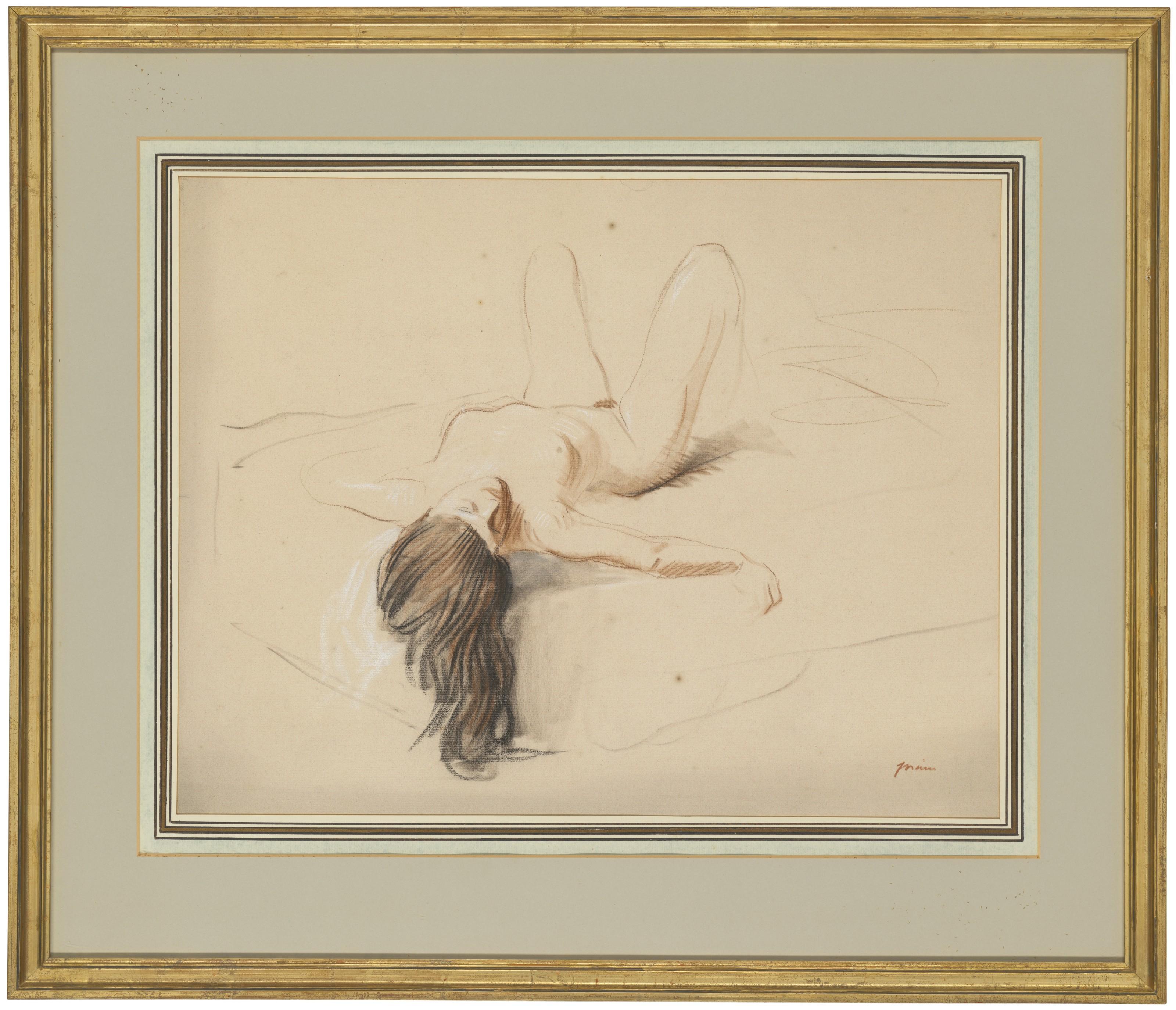 Jean Louis Forain - Nue Au Lit