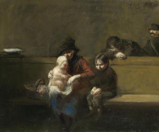 Jean-Louis Forain - Scène De Tribunal