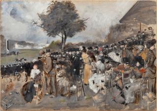 Jean Louis Forain - Souvenir de Chantilly