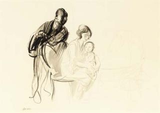 Jean-Louis Forain - Une famille; Etudes d\'homme; and Une couple