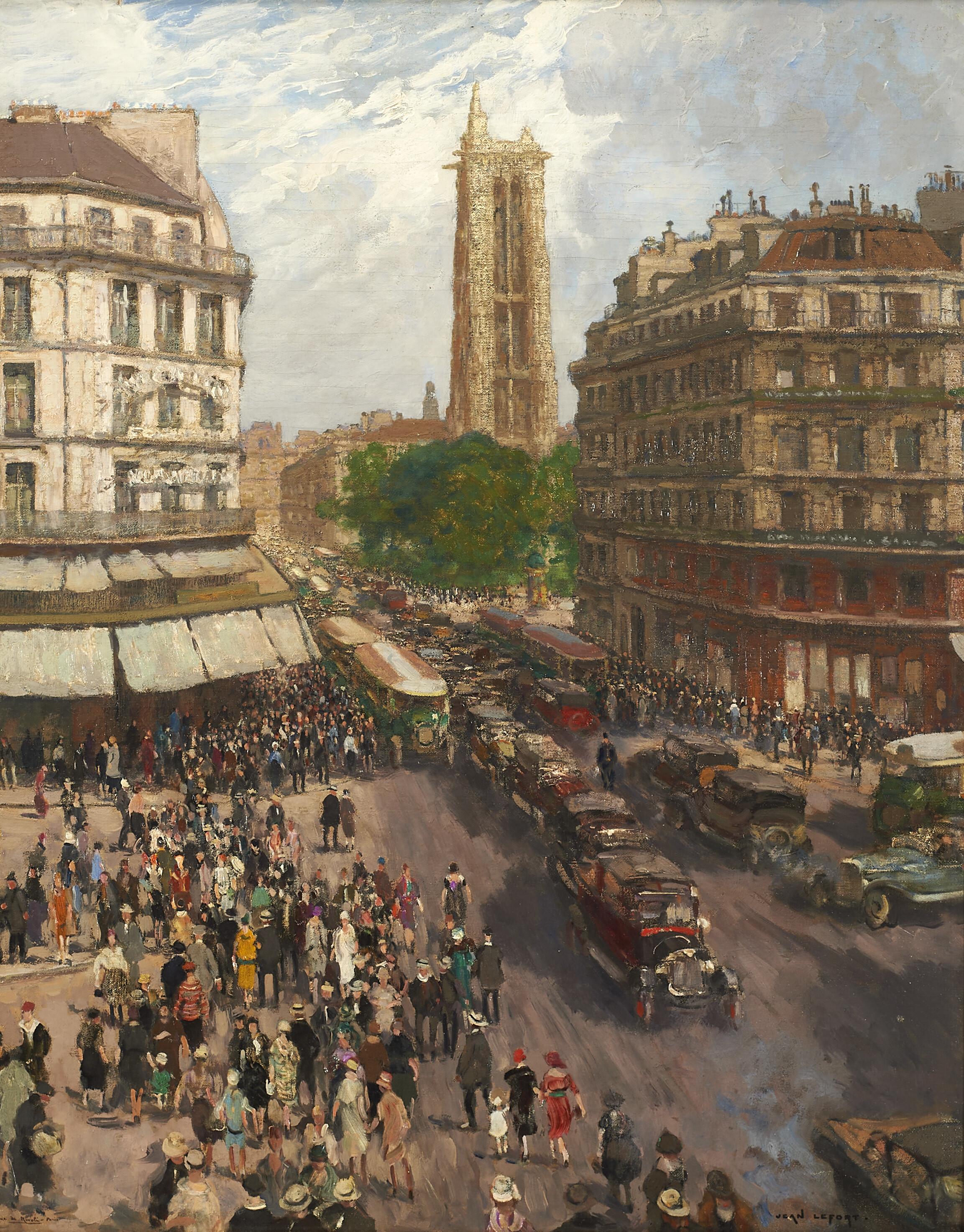 Jean Louis Lefort - Rue de Rivoli. Paris