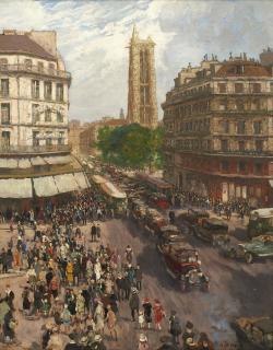 Jean Louis Lefort - Rue de Rivoli. Paris