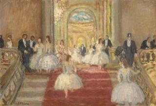 Jean-Louis-Marcel Cosson - L\'Escalier de L\'Opéra