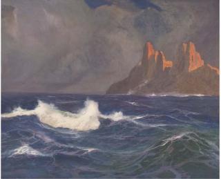 Jean-Louis Paguenaud - Paysage côtier