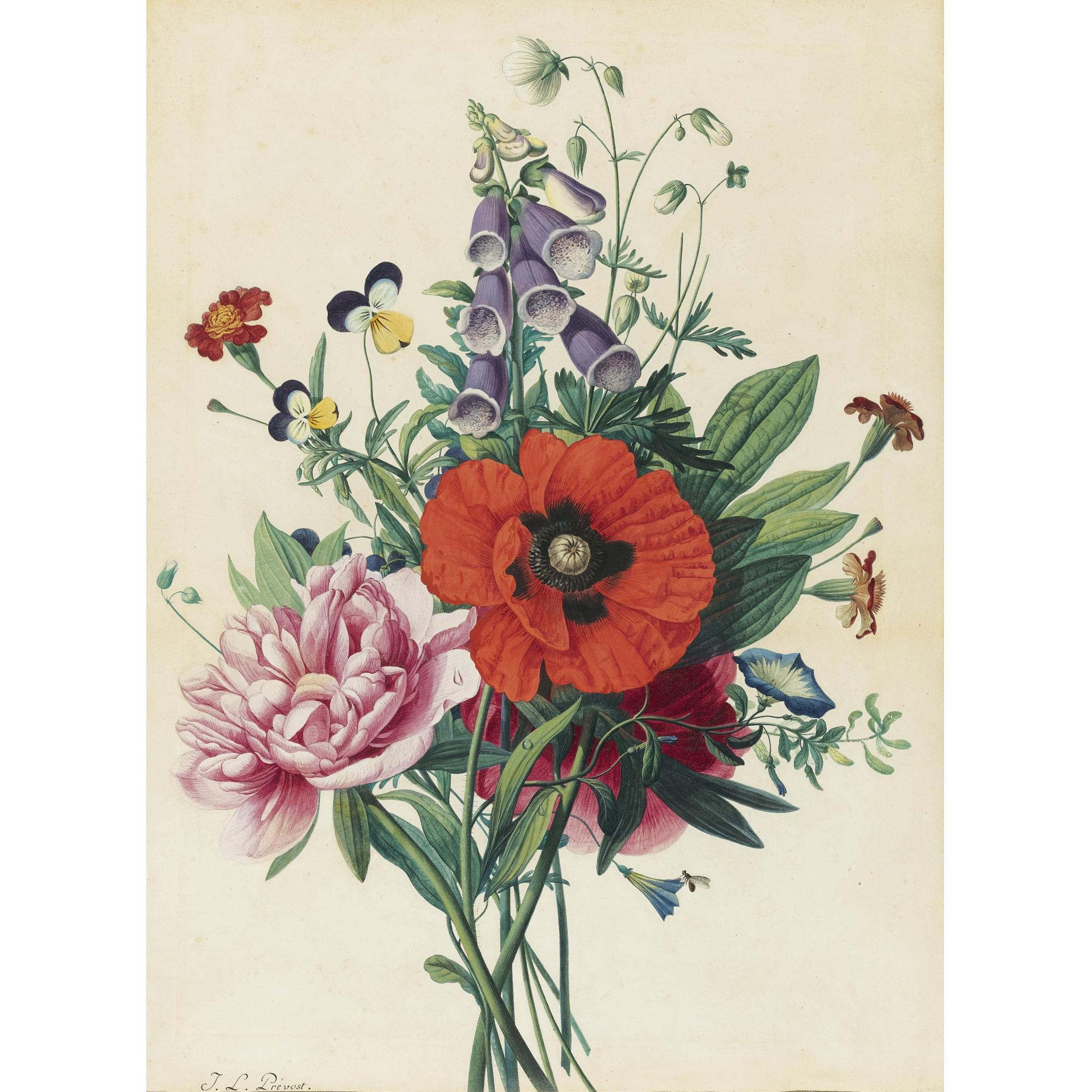 Jean-Louis Prévost - A Bouquet Of Flowers