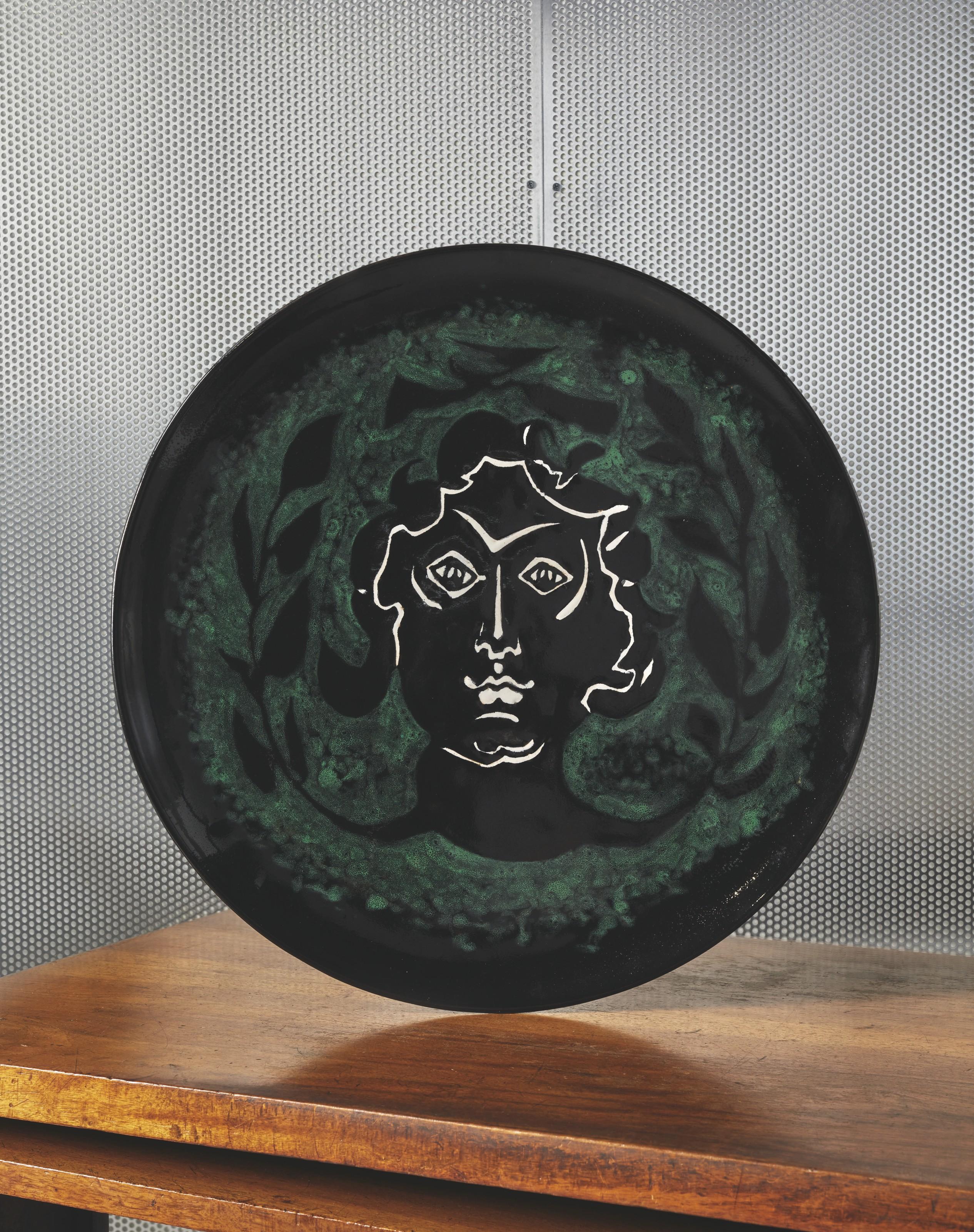 Jean Lurçat - Plat, Réalisé Par Les Ateliers Sant Vicens, Vers 1951