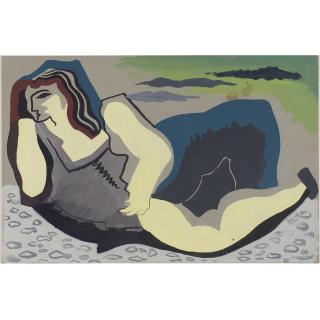 Jean Lurçat - Reclining Figure